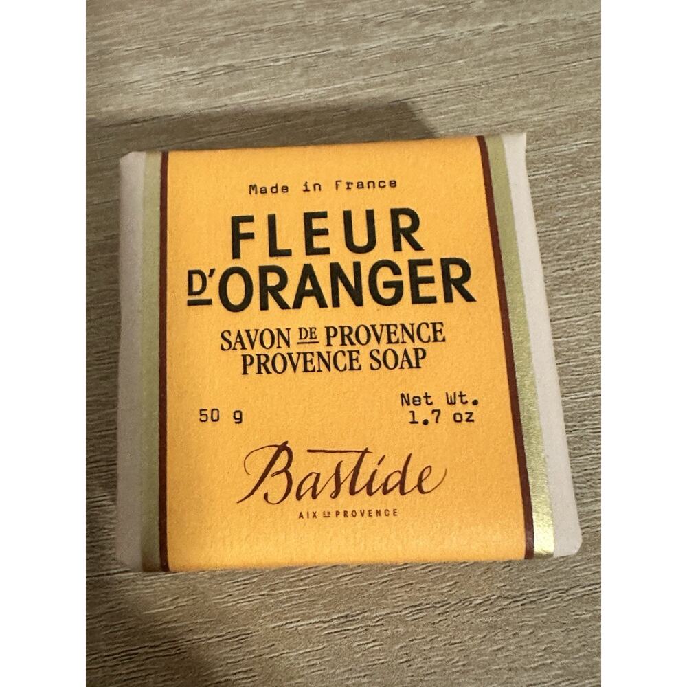 Bastide Savon de Provence Soap Lot of 3 50g Fig & Orange Blossom NEW - Picture 4 of 5